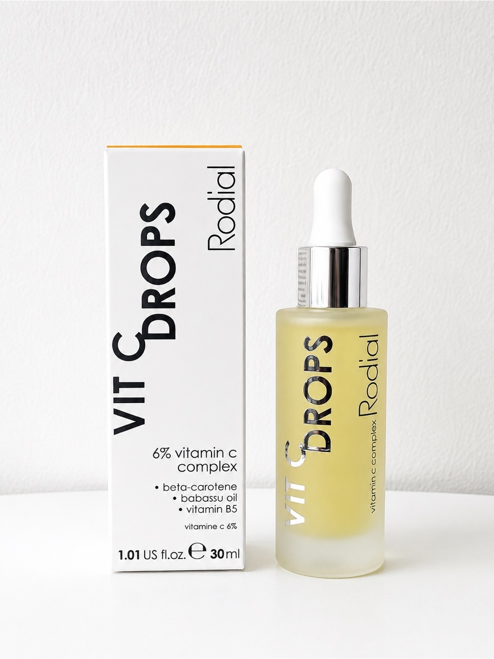 Rodial Vit C Drops Serum - Yellow & White Packaging